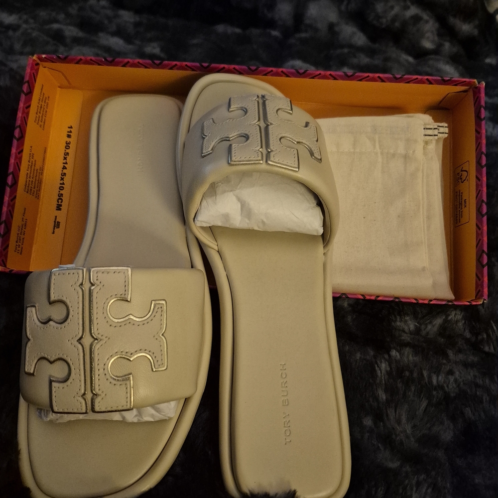 Tory Burch Cream Sandals